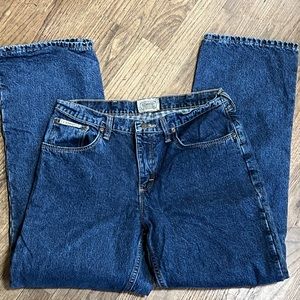 SCHMIDT WORKWEAR Flannel Lined Jeans - size 10/32